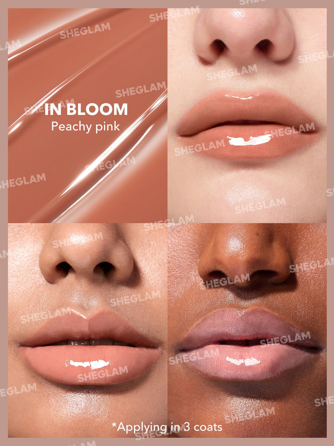 SHEGLAM PoutPerfect Moisturizing Solid Lip Gloss Non Sticky Lipstick with Coconut Oil - Pink Flamingo