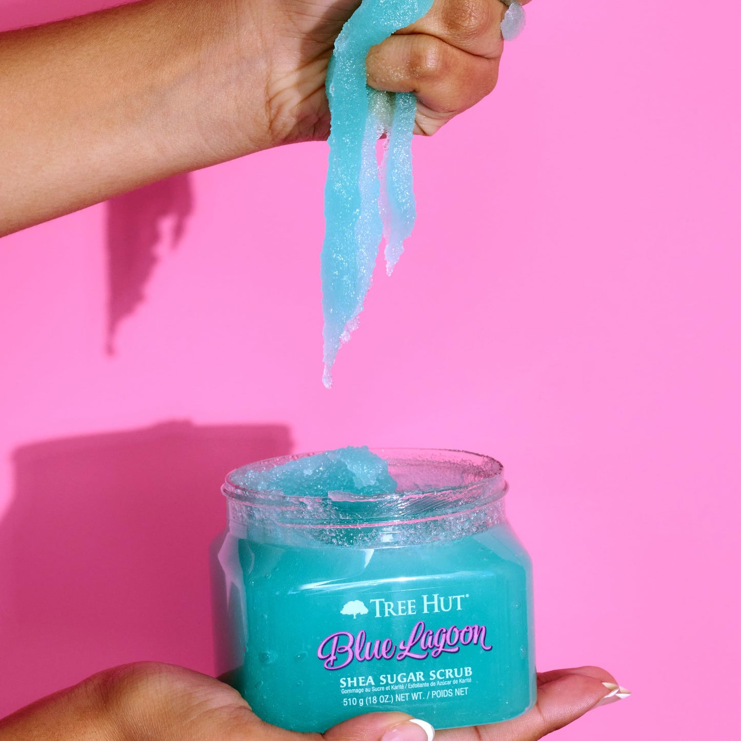 Tree Hut Moroccan Rose Shea Sugar Scrub | Exfoliating Body Scrub Removes Dead, Dry Skin for a Soft & Hydrated Feel | Nourishing Essential Body Care | 18 fl oz.