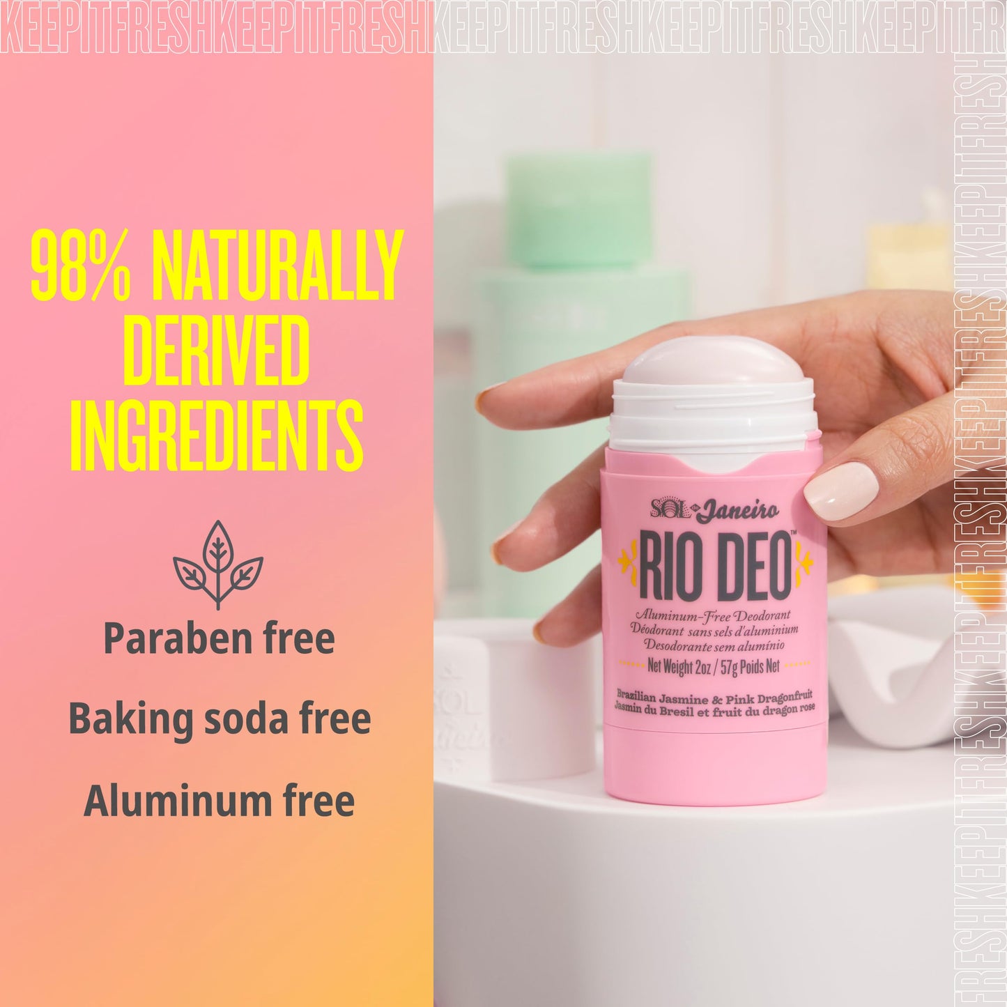 Sol de Janeiro Rio Deo Refillable Aluminum Free Deodorant