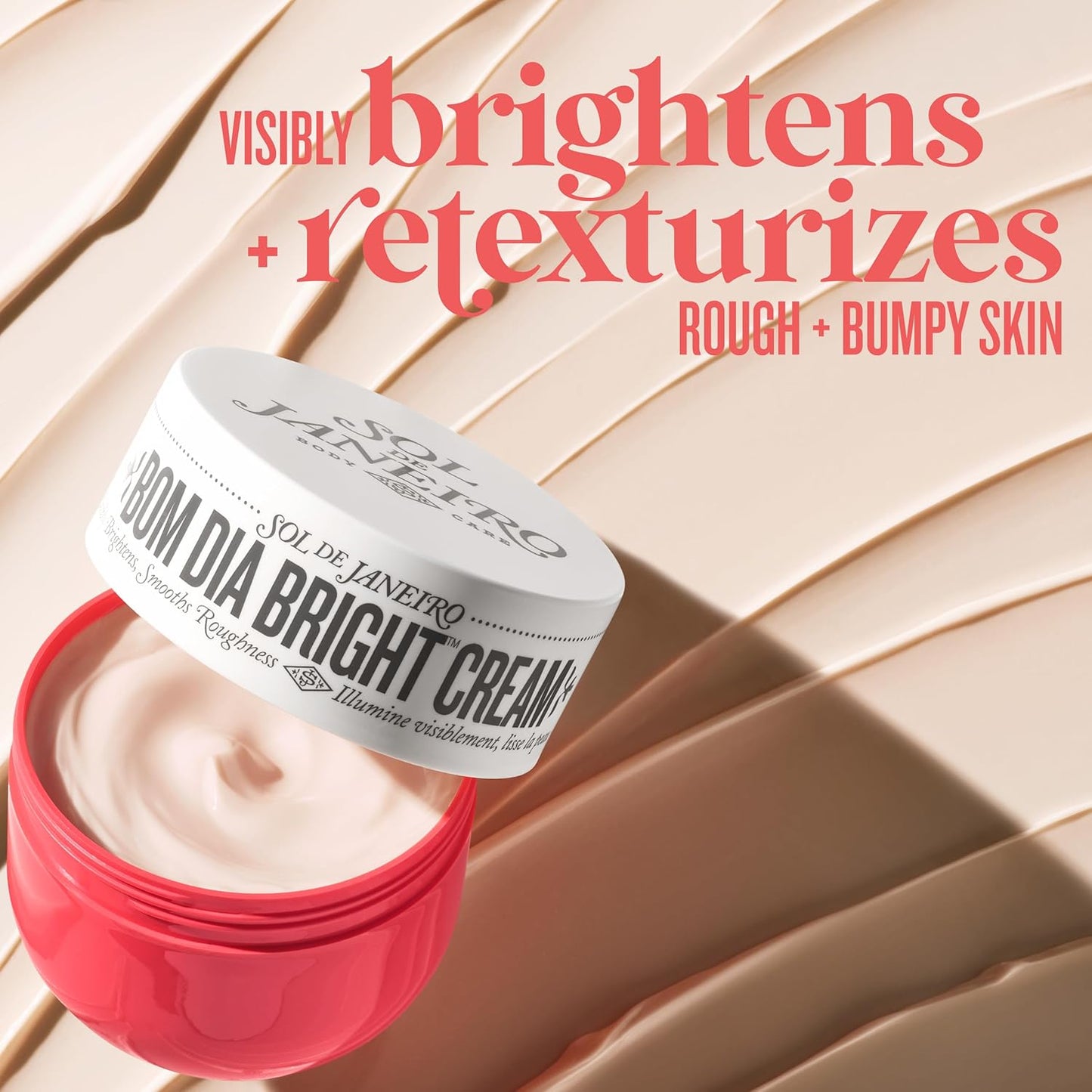 SOL DE JANEIRO Bom Dia Bright Cream and Body Wash Duo | Full Size Bom Dia Bright Shower Bundle | Clarifying and Smoothing | Cheirosa 40 Scent | Amazon Exclusive