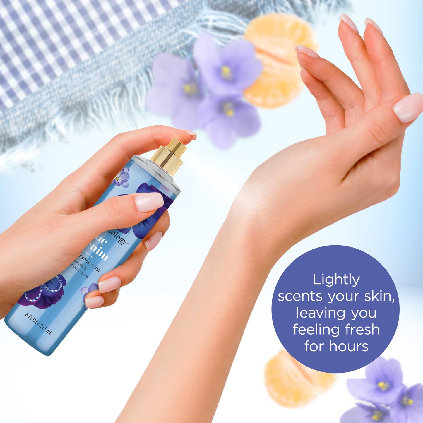 Bodycology Long-Lasting Fragrance Body Mist, Strawberry Cheesecake, 8 fl oz