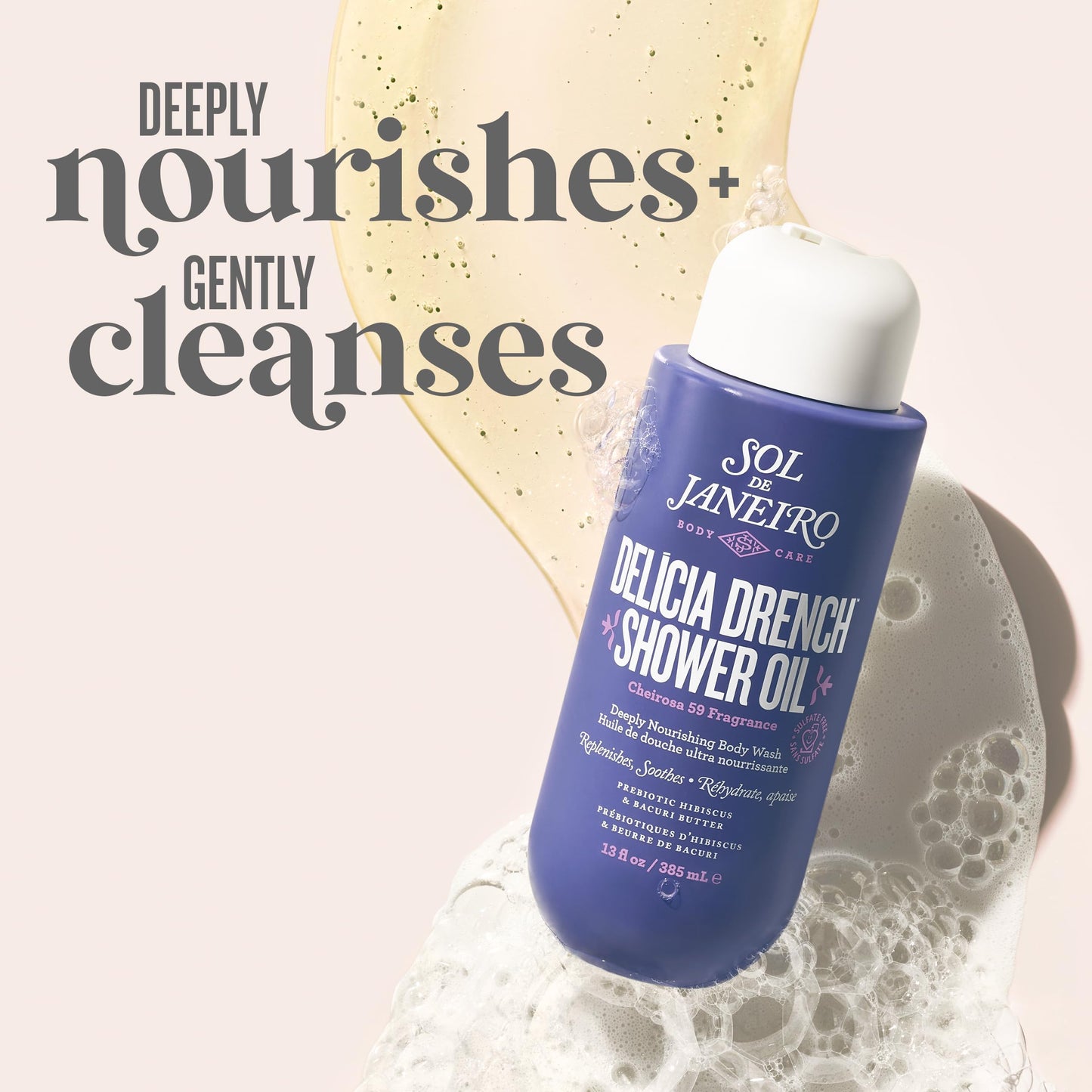 Sol de Janeiro Delicia Drench Shower Oil Moisturizing Cleansing Oil
