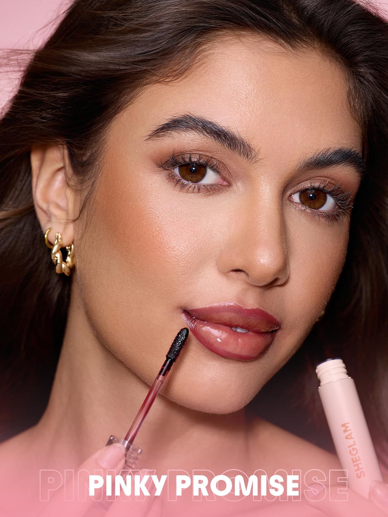 SHEGLAM Fall In Line Peel Off Lip Liner Stain Long Lasting Transfer-proof Nude Lip Tint-Pinky Promise