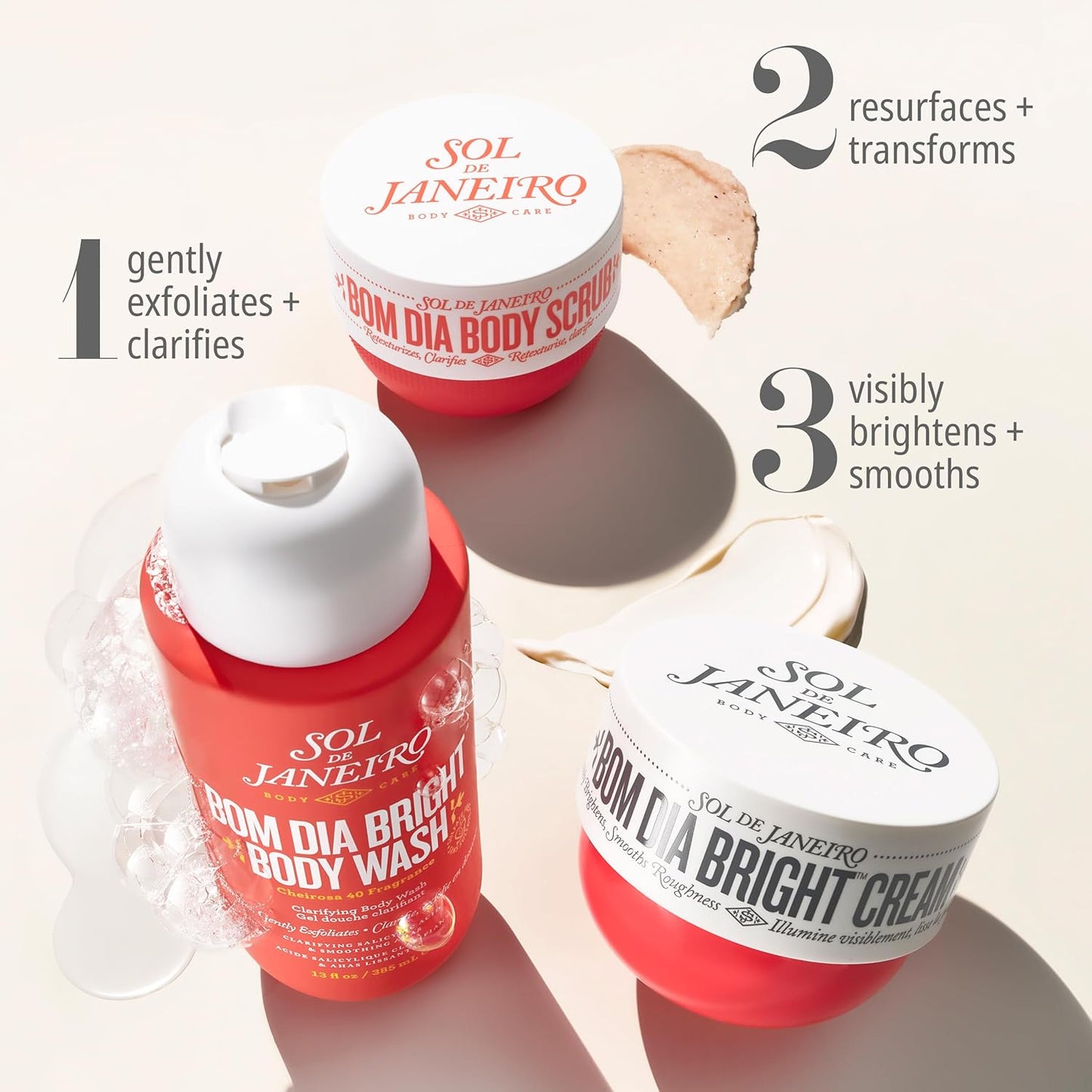 Sol de Janeiro Bom Dia Bright Body Scrub 220g/7.8 oz.