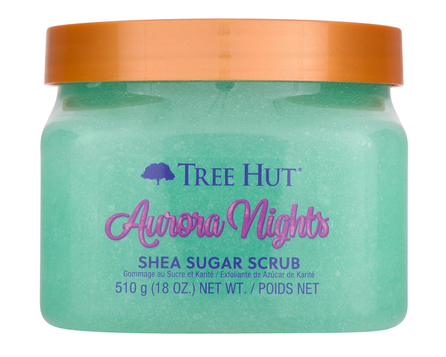 Tree Hut Moroccan Rose Shea Sugar Scrub | Exfoliating Body Scrub Removes Dead, Dry Skin for a Soft & Hydrated Feel | Nourishing Essential Body Care | 18 fl oz.