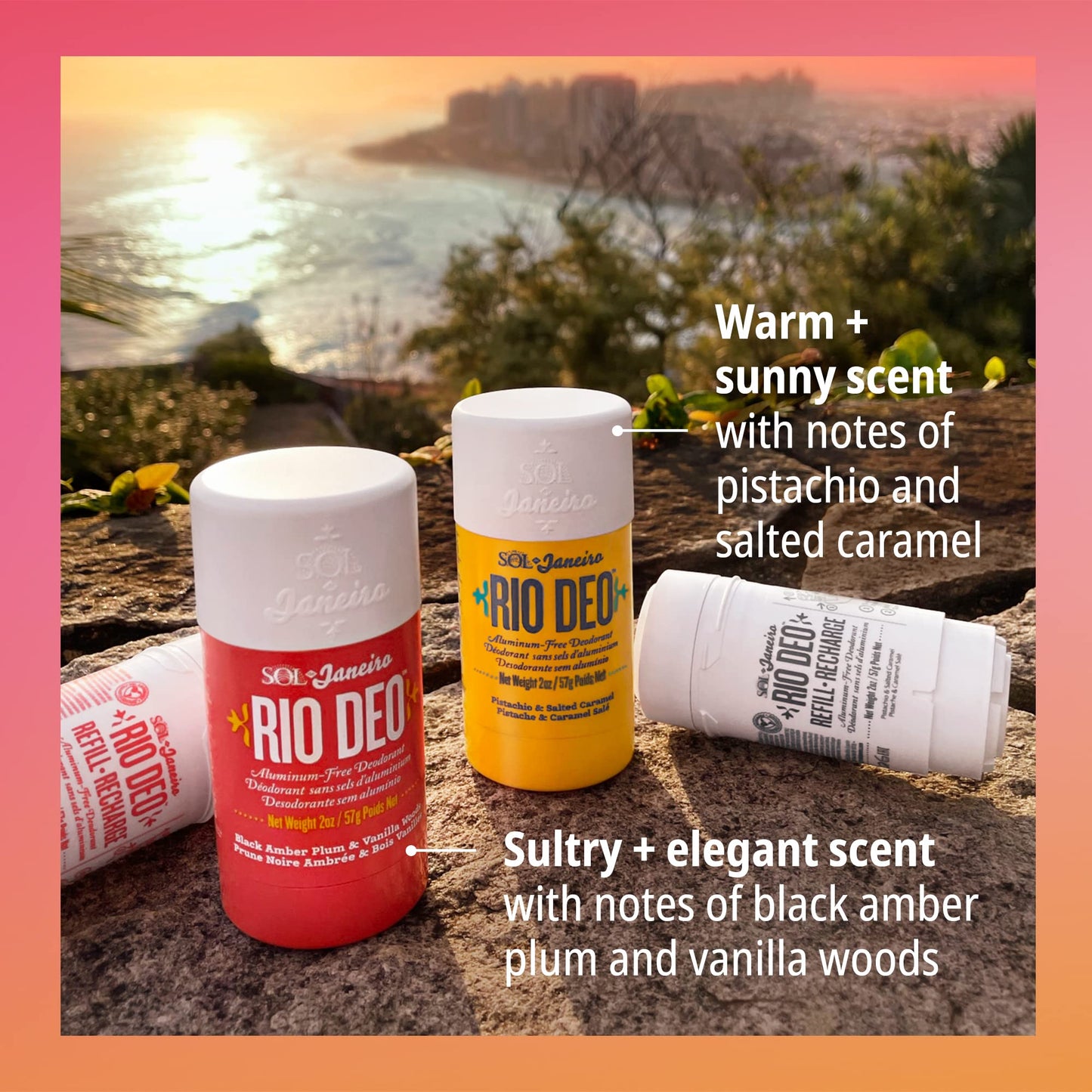 Sol de Janeiro Rio Deo Refillable Aluminum Free Deodorant