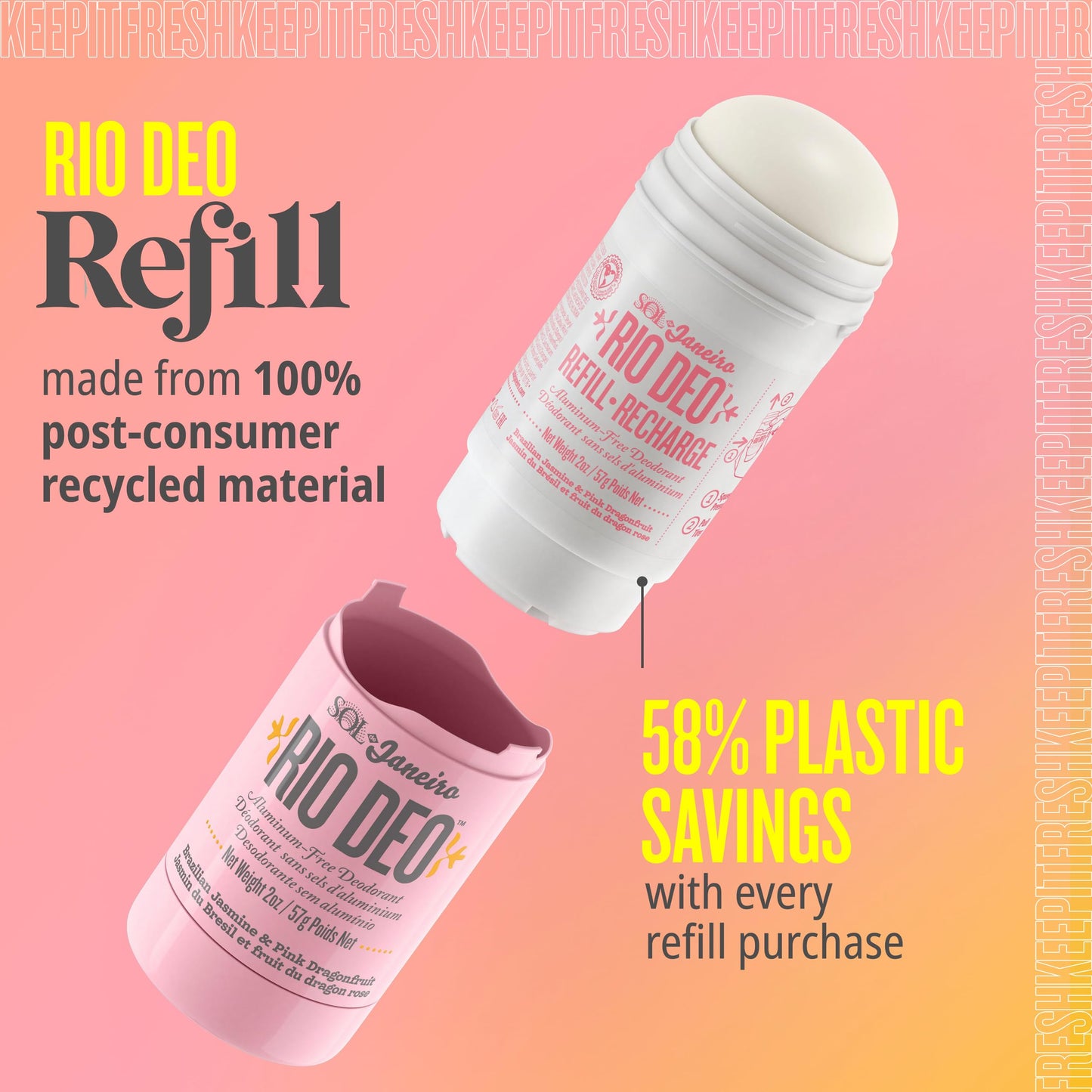 Sol de Janeiro Rio Deo Refillable Aluminum Free Deodorant