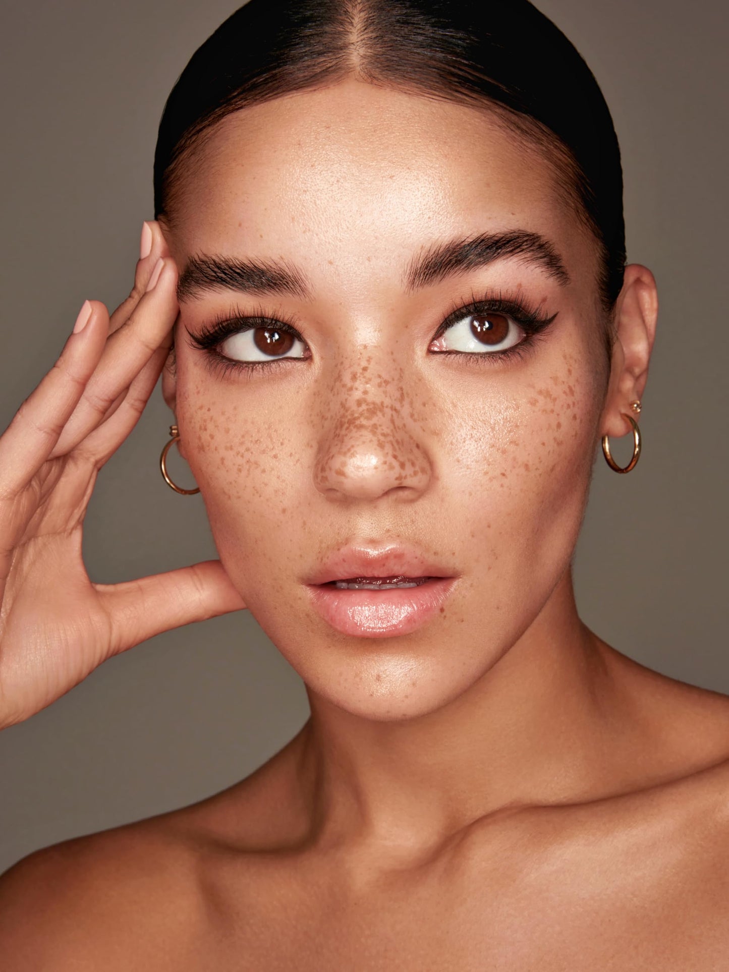 SHEGLAM Insta-Fill Eyebrow Pencil Long Lasting Non-Sticky Sweatproof Matte Eye Brow Pen Makeup-Dark brown