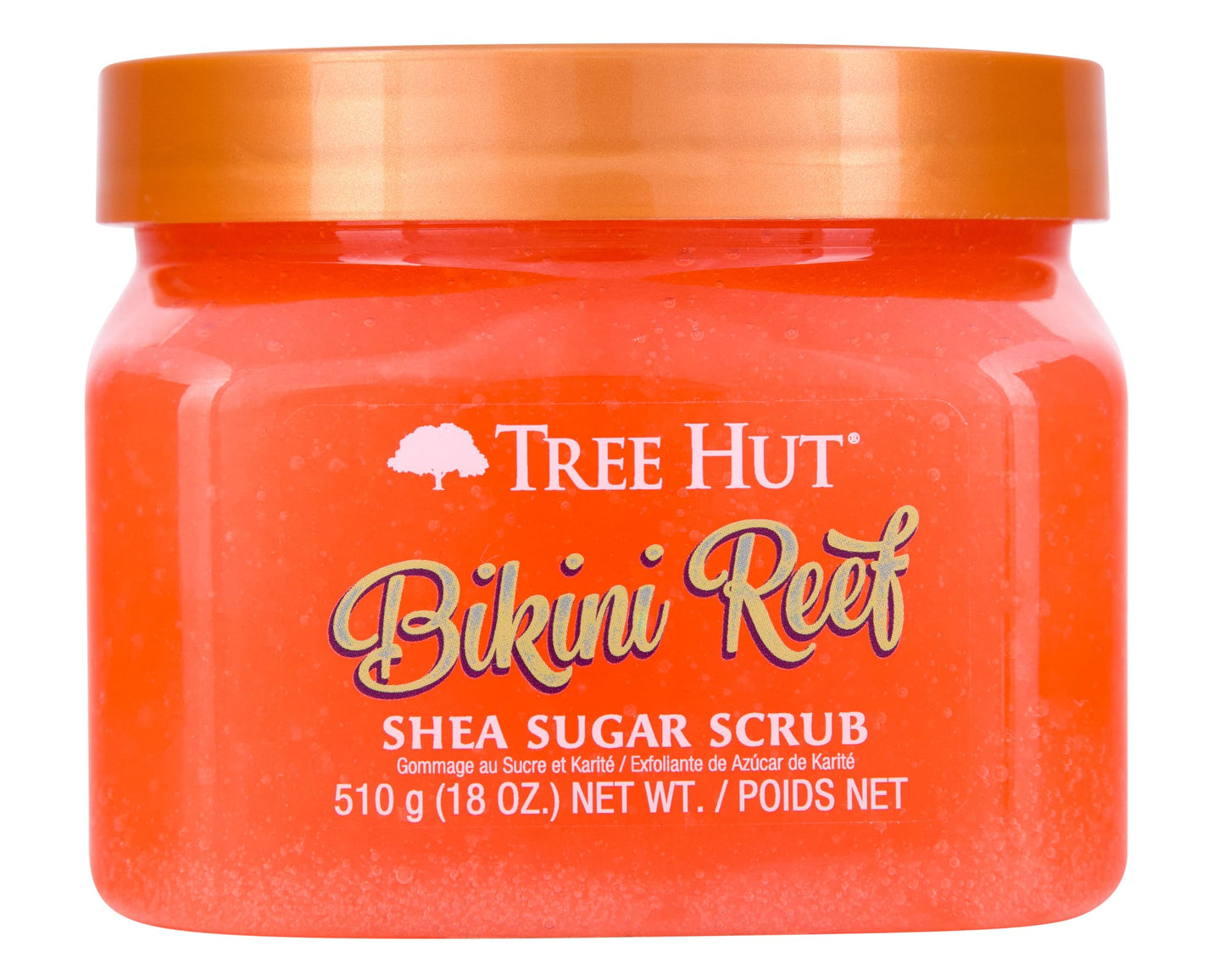 Tree Hut Moroccan Rose Shea Sugar Scrub | Exfoliating Body Scrub Removes Dead, Dry Skin for a Soft & Hydrated Feel | Nourishing Essential Body Care | 18 fl oz.