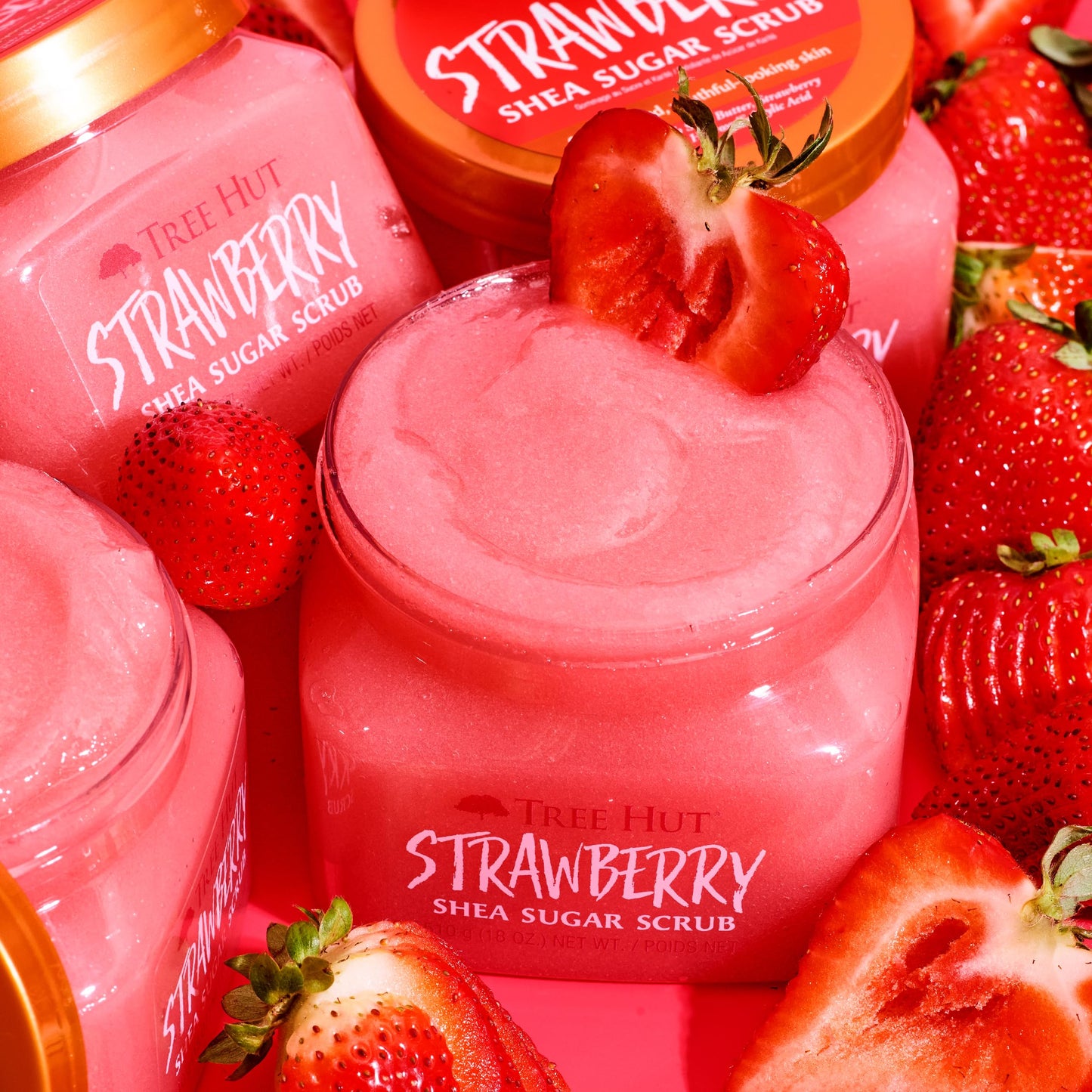 Tree Hut Shea Sugar Scrub - Watermelon - 18 oz - Exfoliating Body Scrub for Smooth, Glowing Skin - Made with Real Sugar and Shea Butter