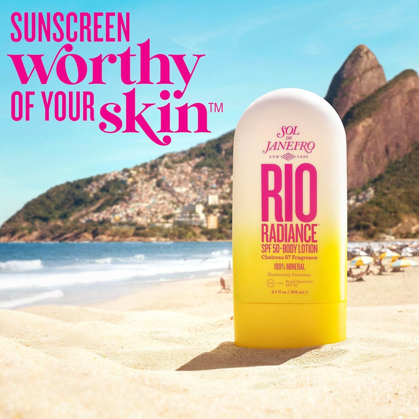Sol de Janeiro Rio Radiance Sunscreen Lotion 100% Mineral UVA/UVB Broad Spectrum SPF 50