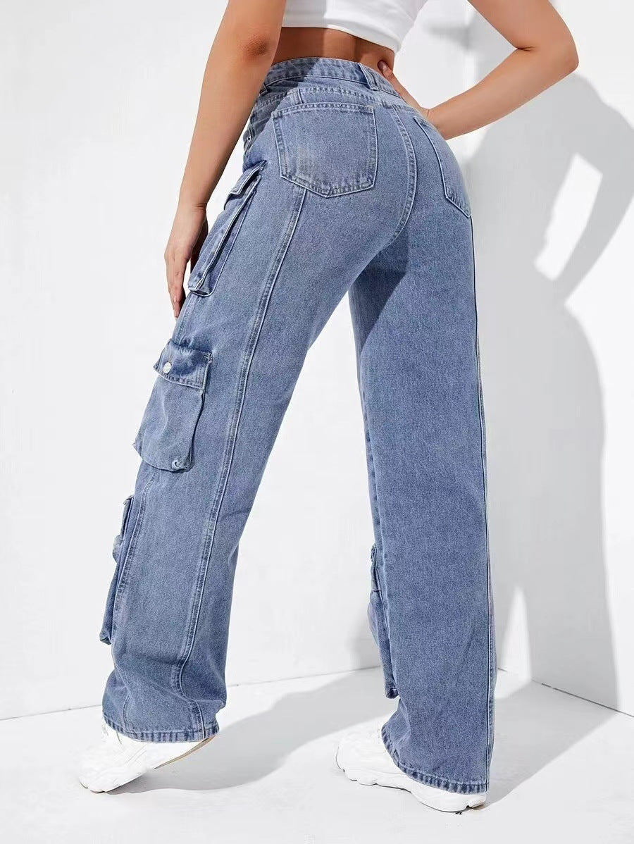 Urban Cargo Wide Leg Jeans