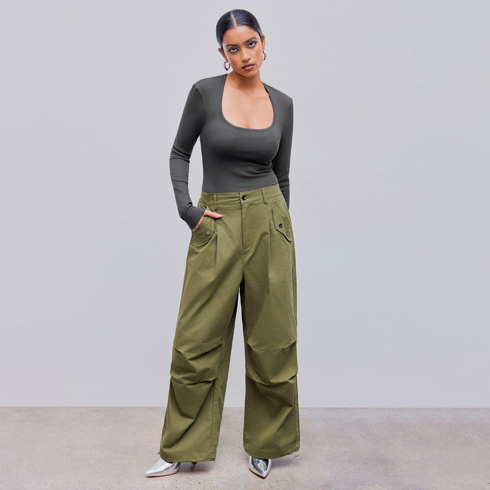 Minimal luxe scoop bodysuit