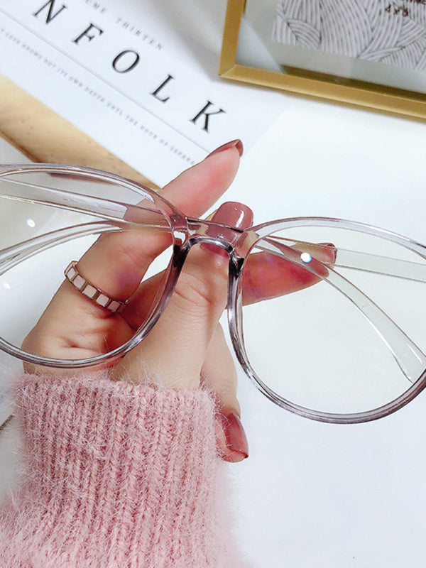 New fashionable anti-blue light large frame glasses frames