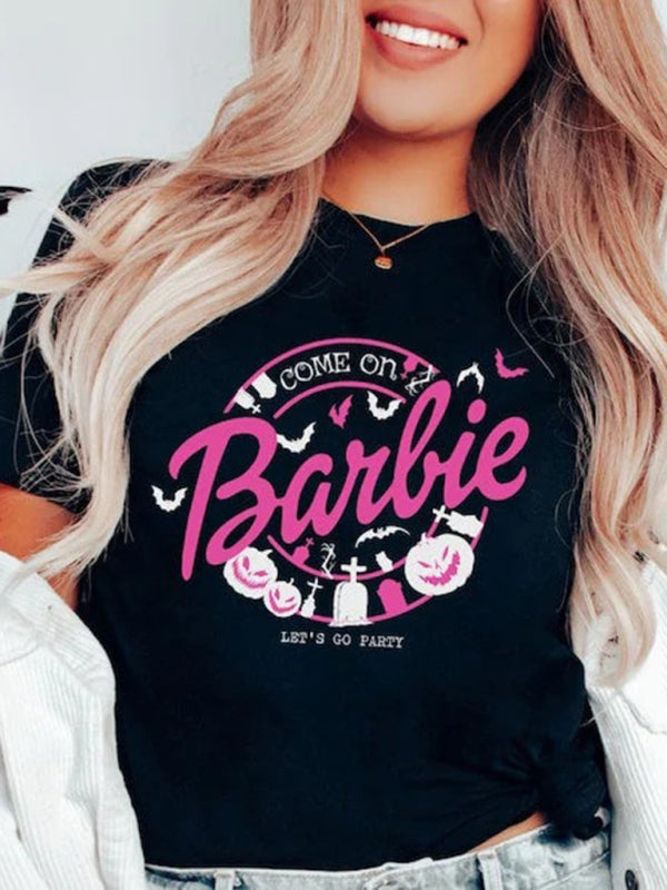 Women's Barbie Shoulder T-Shirt