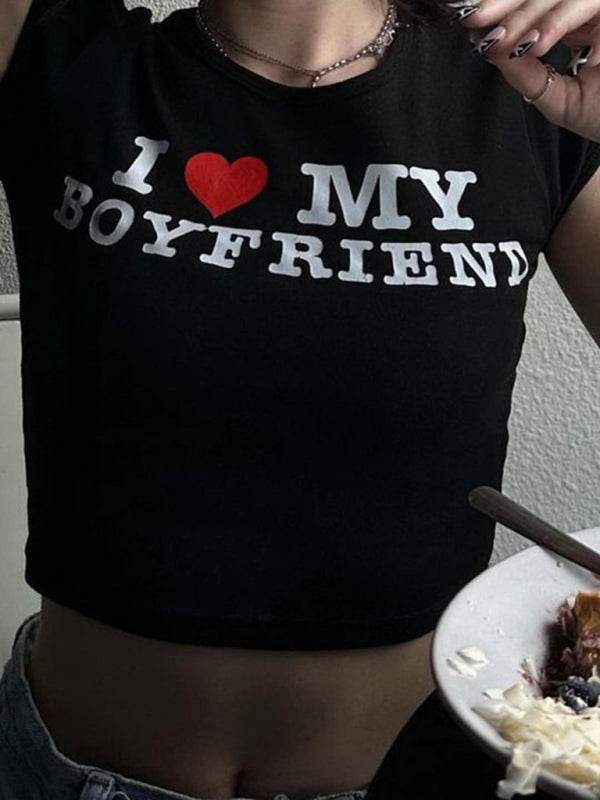 Voidsy "I love my bf"  T-shirt