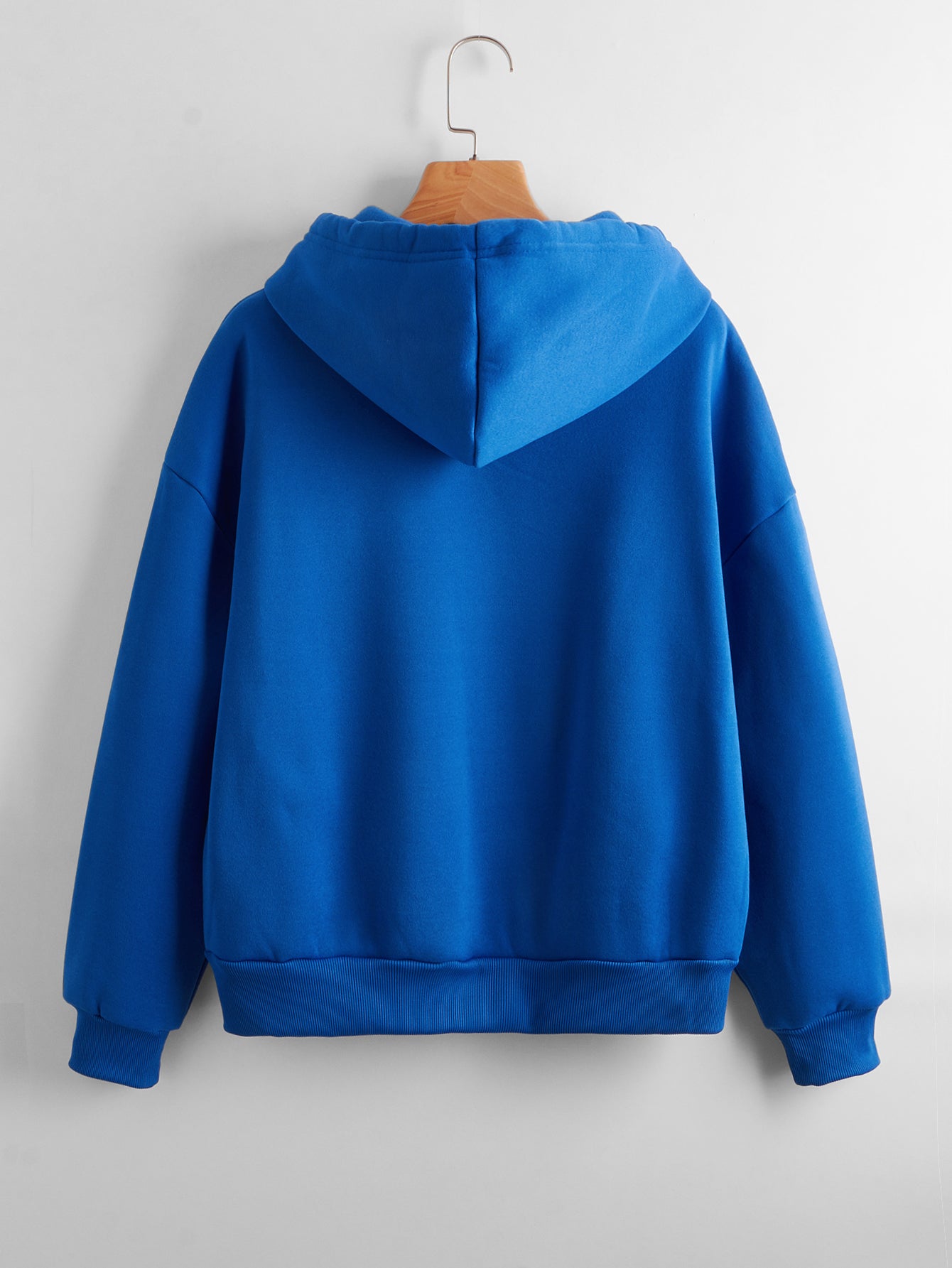 Sky Blue Zip-Up Hoodie