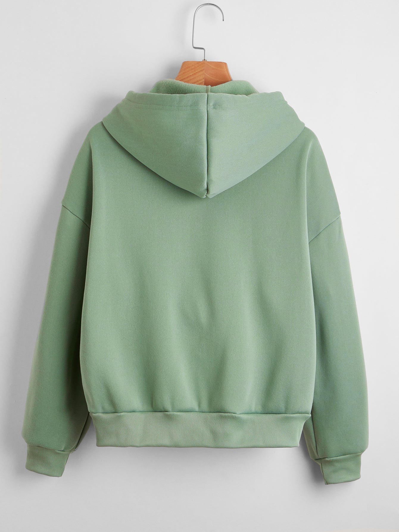 Sky Blue Zip-Up Hoodie