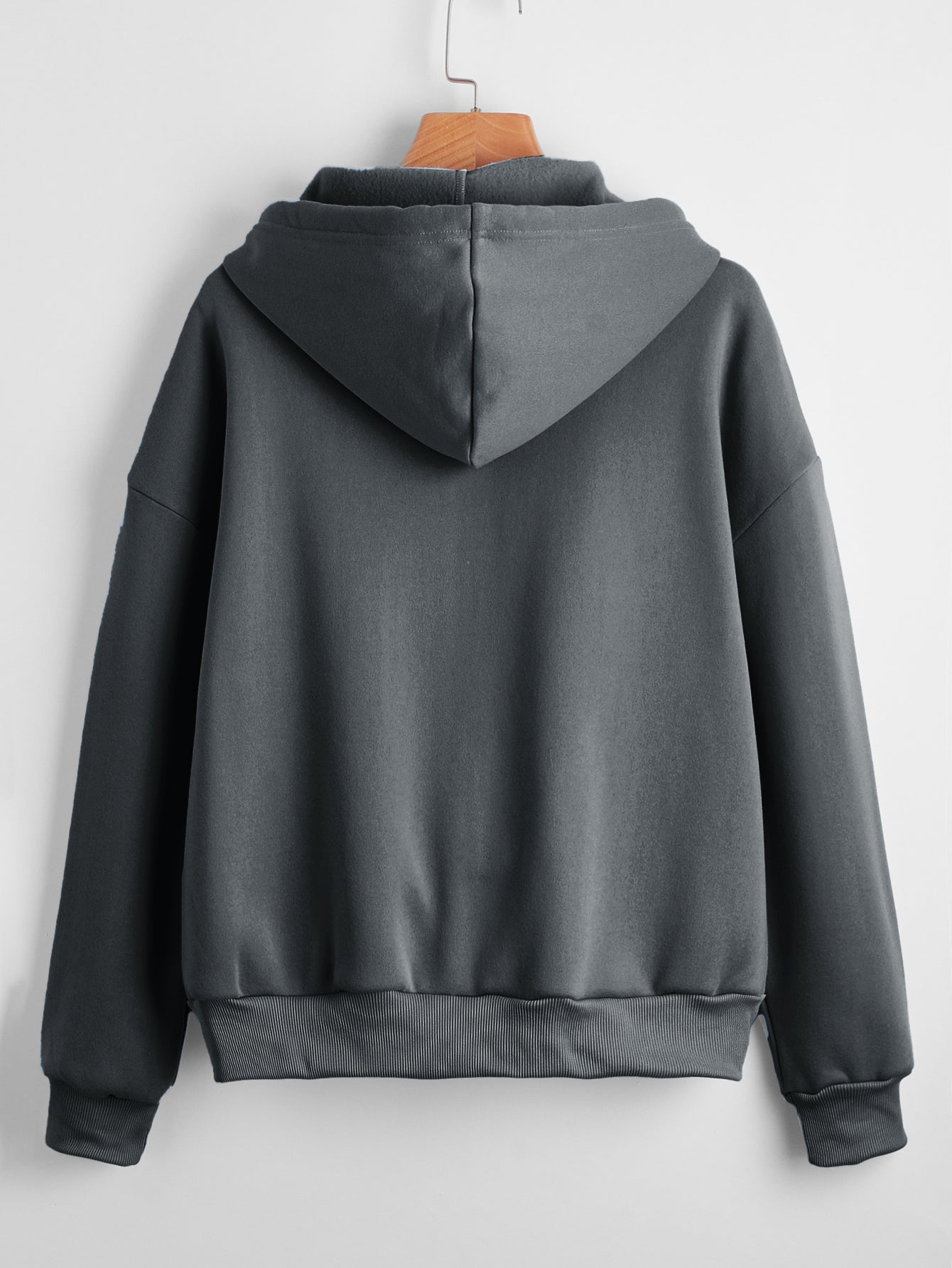 Sky Blue Zip-Up Hoodie