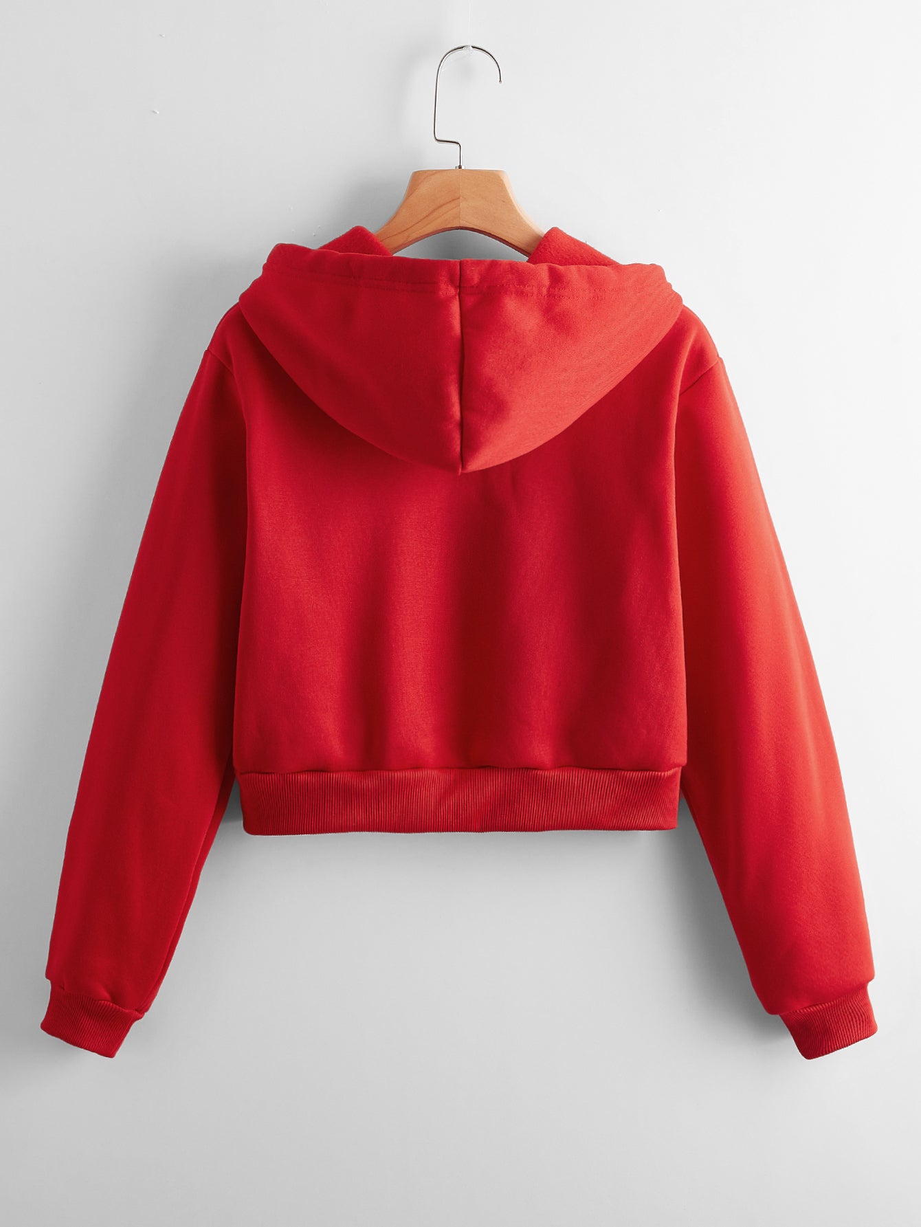 Pure White Zip-Up Hoddie