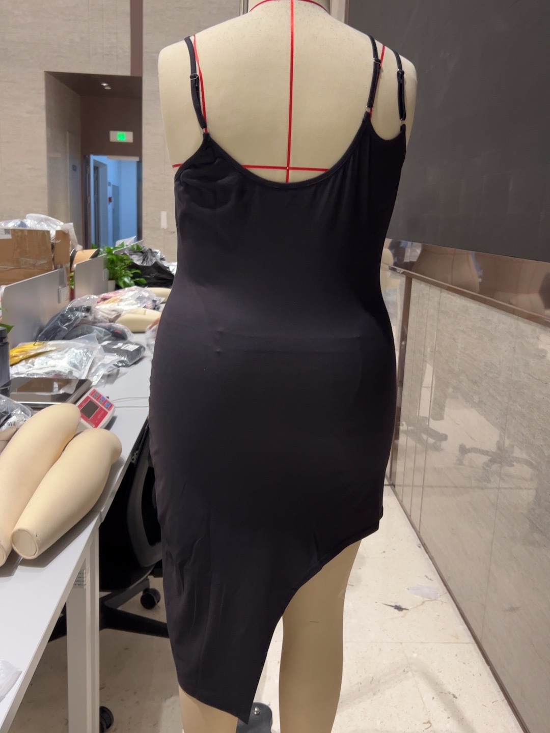 Liquid Silver Mini Dress