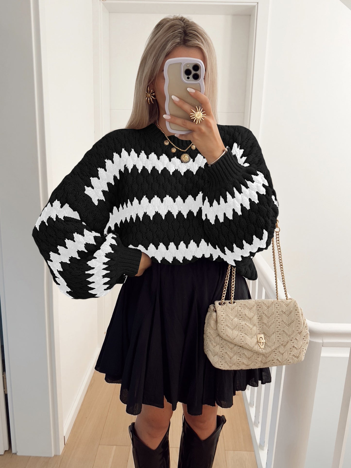 Zigzag Knit Vibes