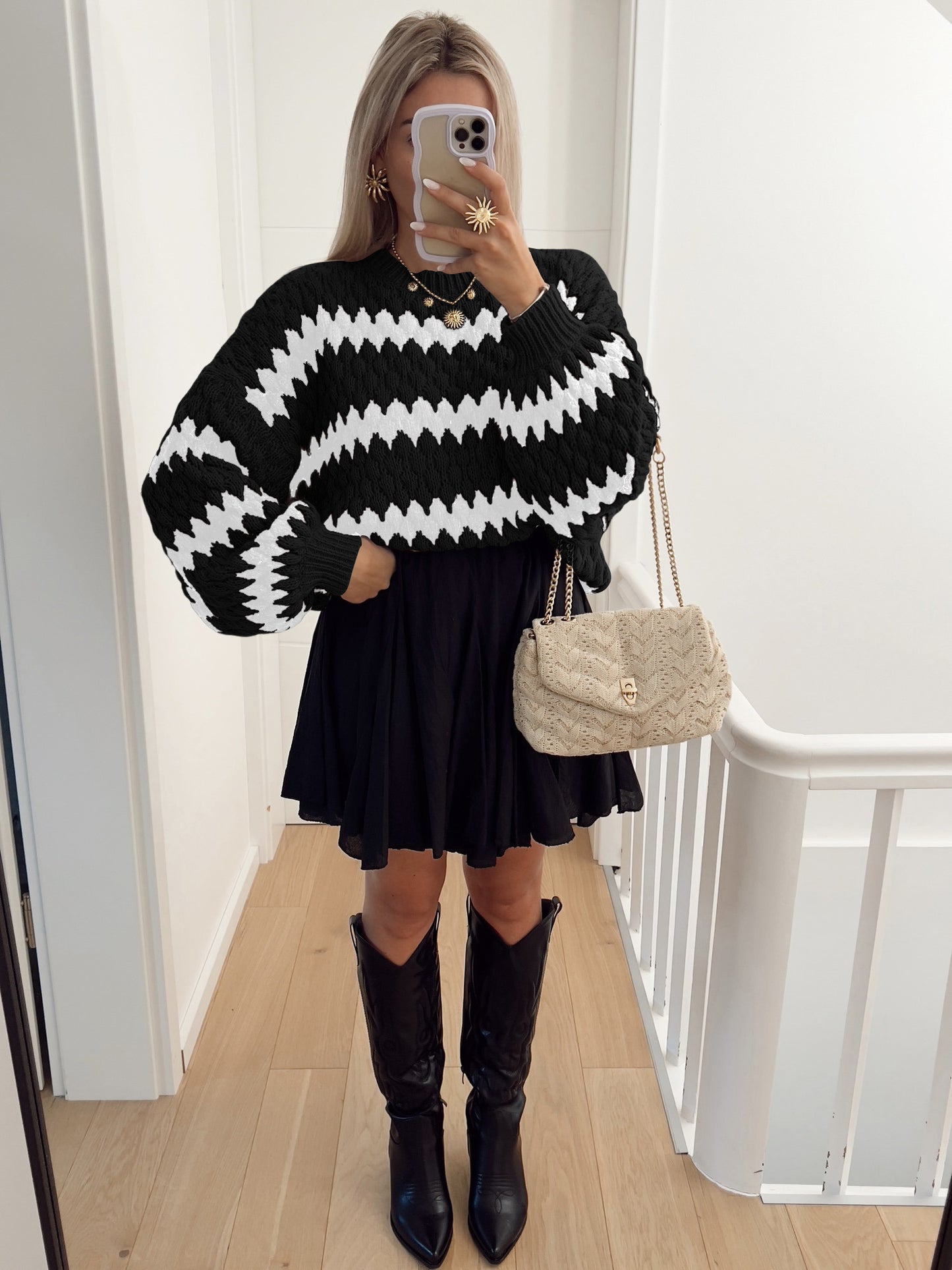 Zigzag Knit Vibes
