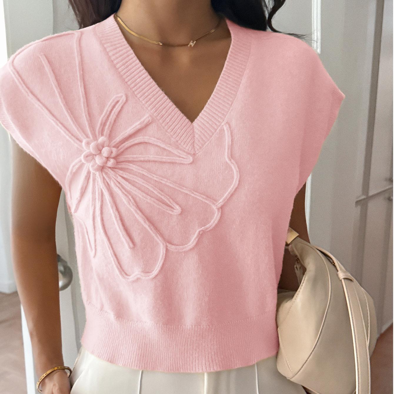 Blush Knit Tee