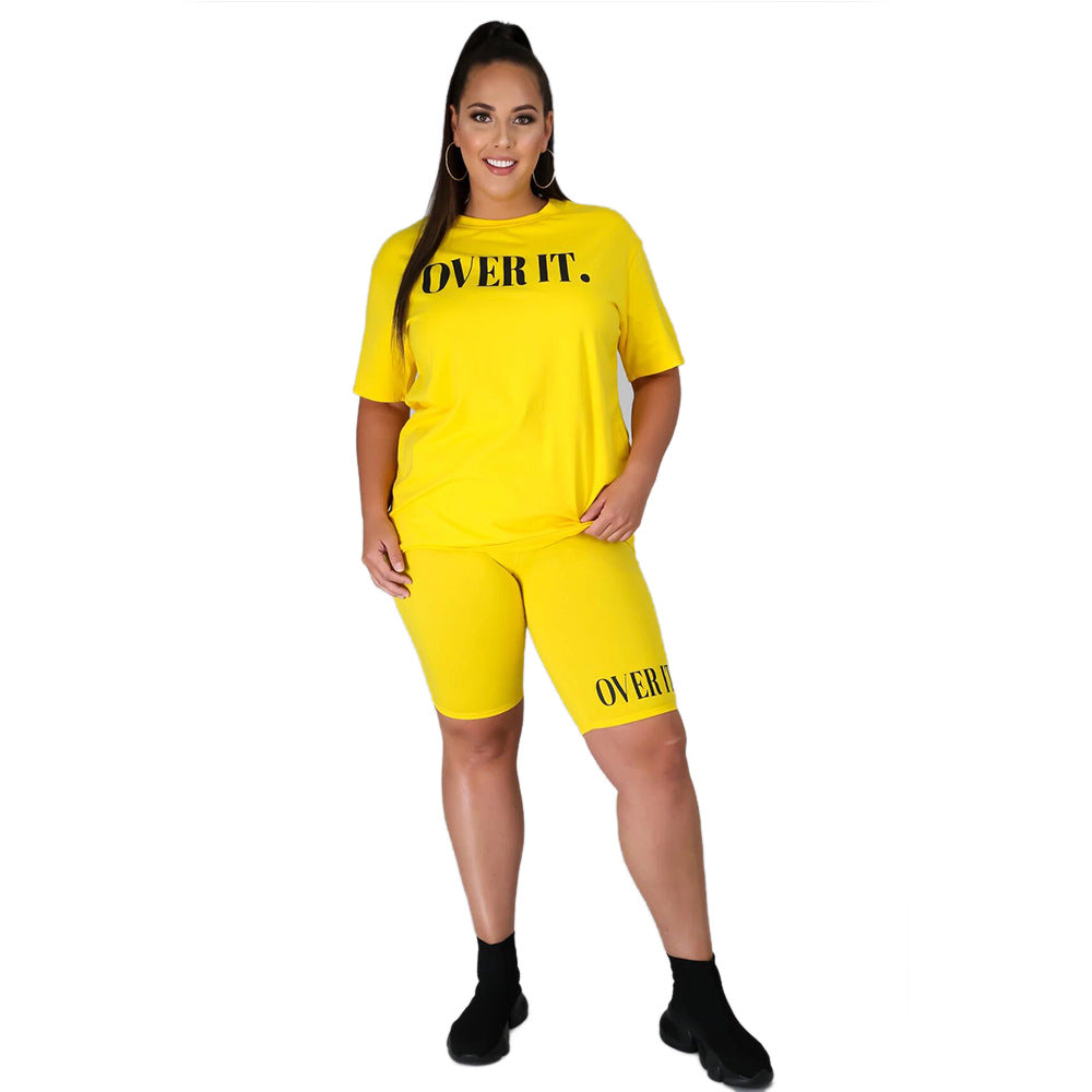 Plus Size Sports Suit