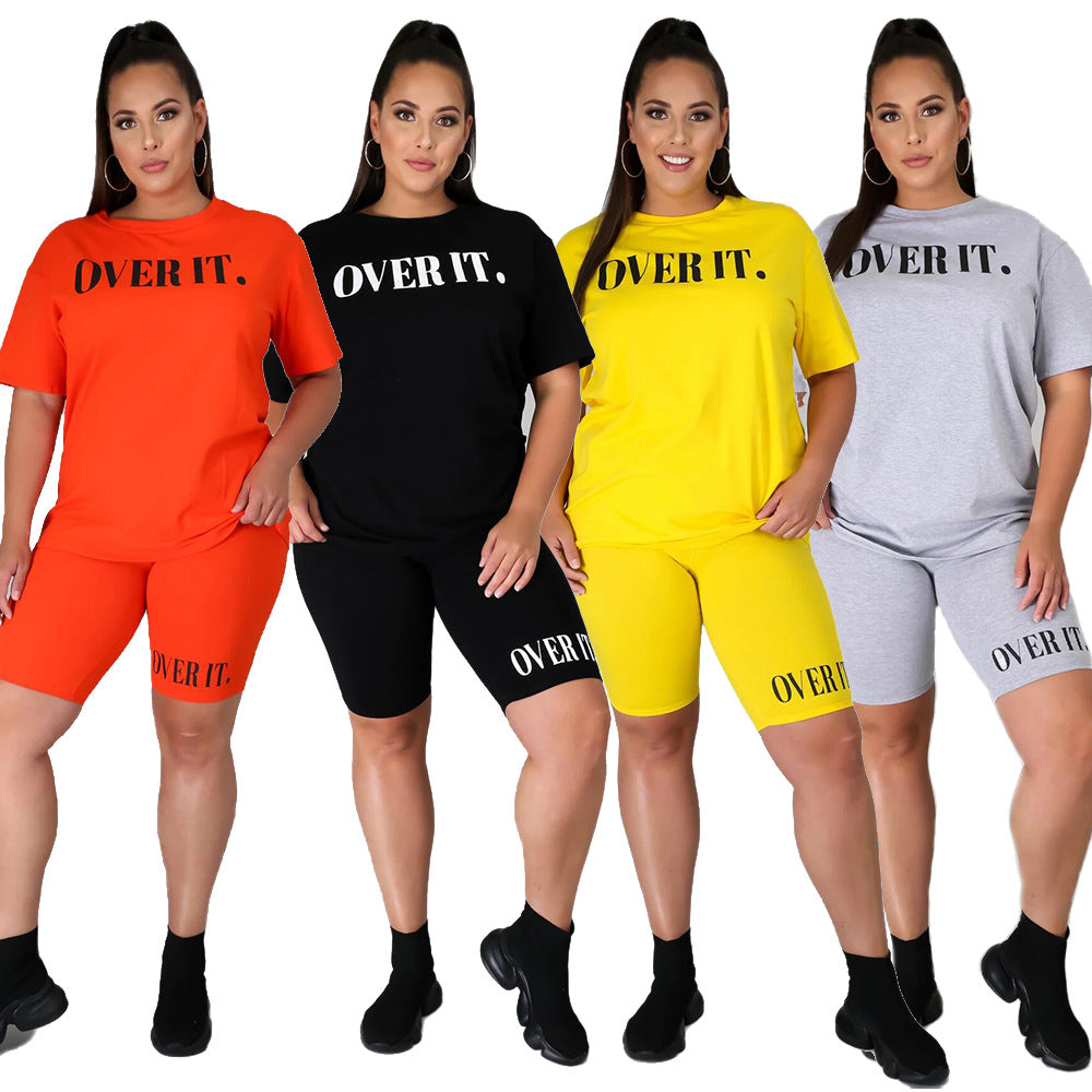 Plus Size Sports Suit