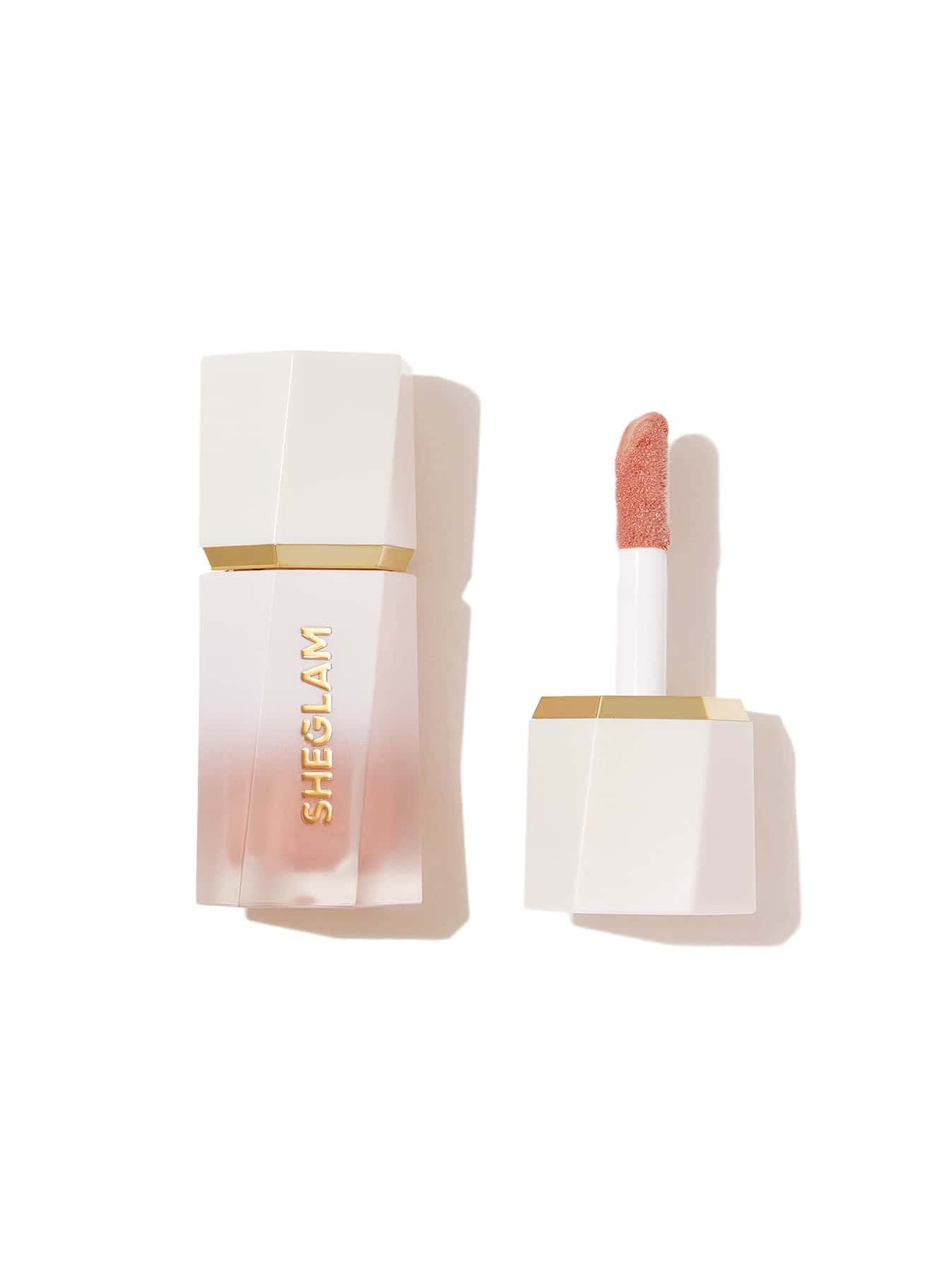 SHEGLAM Glow Bloom Liquid Waterproof Highlighter Long Lasting Cream Highlighter with Shimmer Dewy Finish - Vanilla Frost
