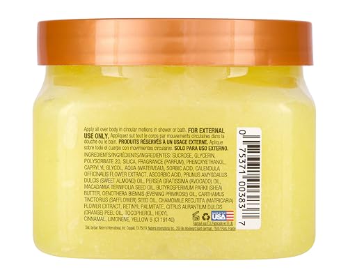 Tree Hut Moroccan Rose Shea Sugar Scrub | Exfoliating Body Scrub Removes Dead, Dry Skin for a Soft & Hydrated Feel | Nourishing Essential Body Care | 18 fl oz.