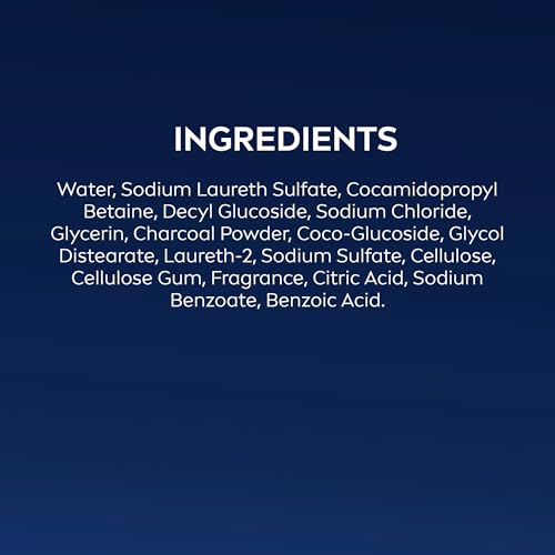 NIVEA Men Active Clean Body Wash with Natural Charcoal for Normal to Oily Skin, 3-in-1 Charcoal Body Wash, Face and Hair, Draws Out Dirt and Impurities, 16.9 Fl Oz Bottle, Pack of 3