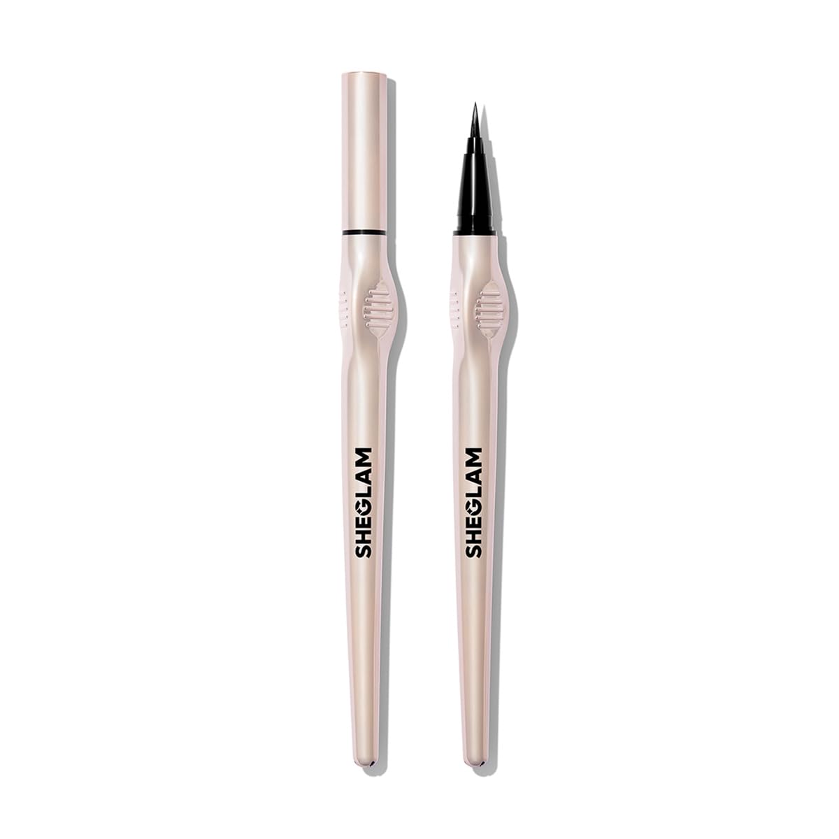 SHEGLAM Glide Control Liquid Eyeliner Smooth Long-Lasting Waterproof Easy to Grip-Matte Black