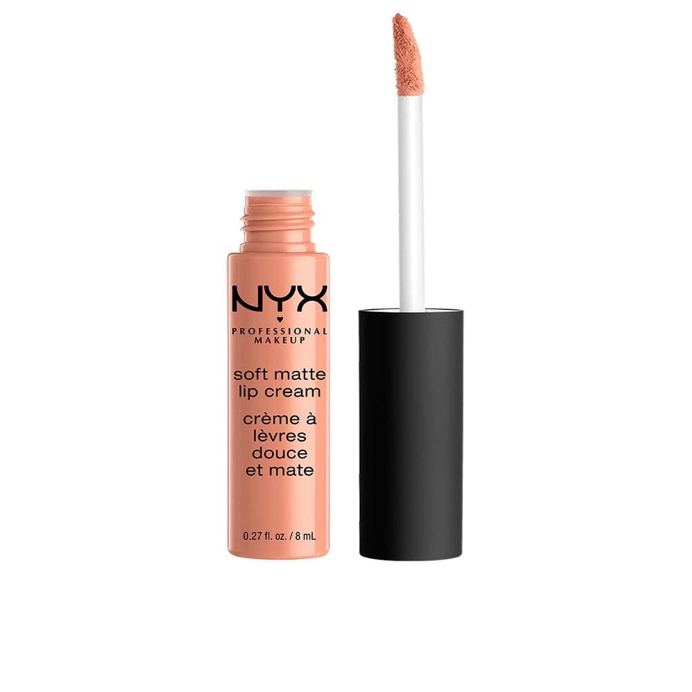 NYX PROFESSIONAL MAKEUP Soft Matte Lip Cream, Lightweight Liquid Lipstick - Berlin (Medium Warm Brown)