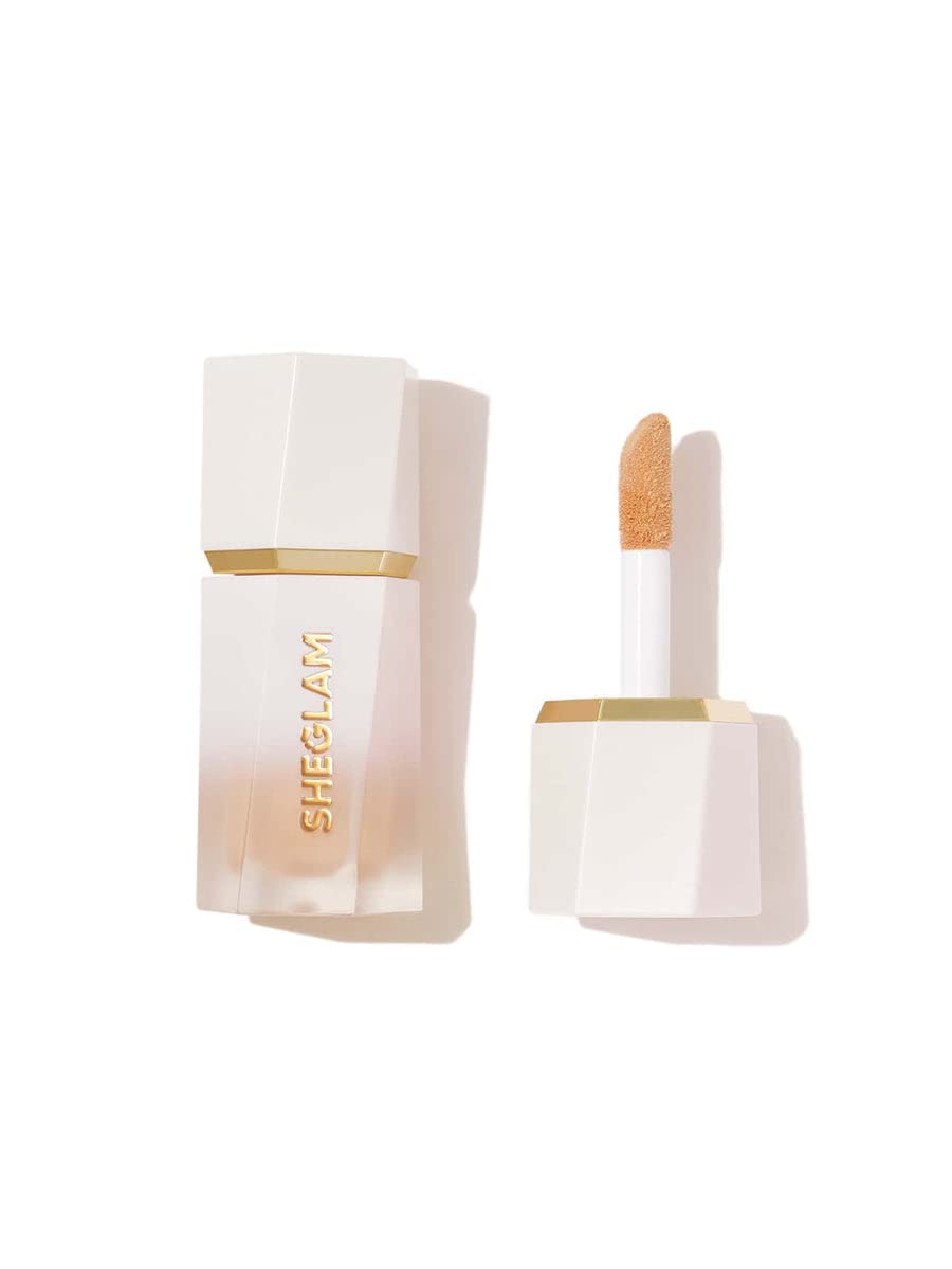 SHEGLAM Glow Bloom Liquid Waterproof Highlighter Long Lasting Cream Highlighter with Shimmer Dewy Finish - Vanilla Frost