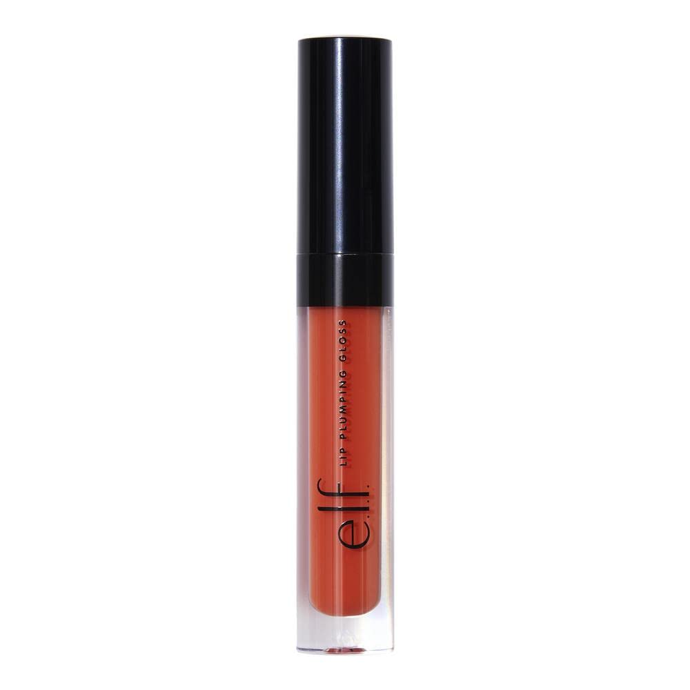 e.l.f. Lip Plumping Gloss, High-Shine Sheer Color, Hydrates & Creates Fuller Lips With Vitamin E, Vegan & Cruelty-Free, Pink Cosmo