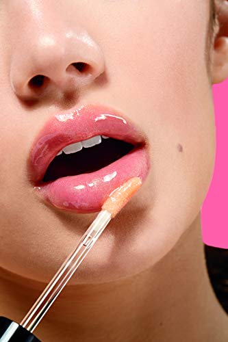 e.l.f. Lip Plumping Gloss, High-Shine Sheer Color, Hydrates & Creates Fuller Lips With Vitamin E, Vegan & Cruelty-Free, Pink Cosmo