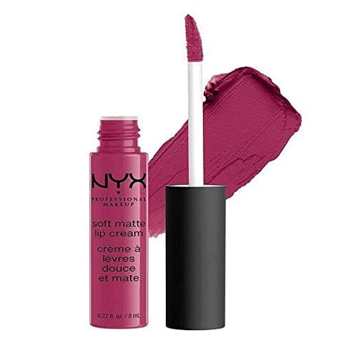 NYX PROFESSIONAL MAKEUP Soft Matte Lip Cream, Lightweight Liquid Lipstick - Berlin (Medium Warm Brown)