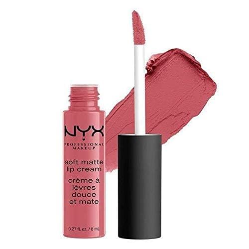 NYX PROFESSIONAL MAKEUP Soft Matte Lip Cream, Lightweight Liquid Lipstick - Berlin (Medium Warm Brown)