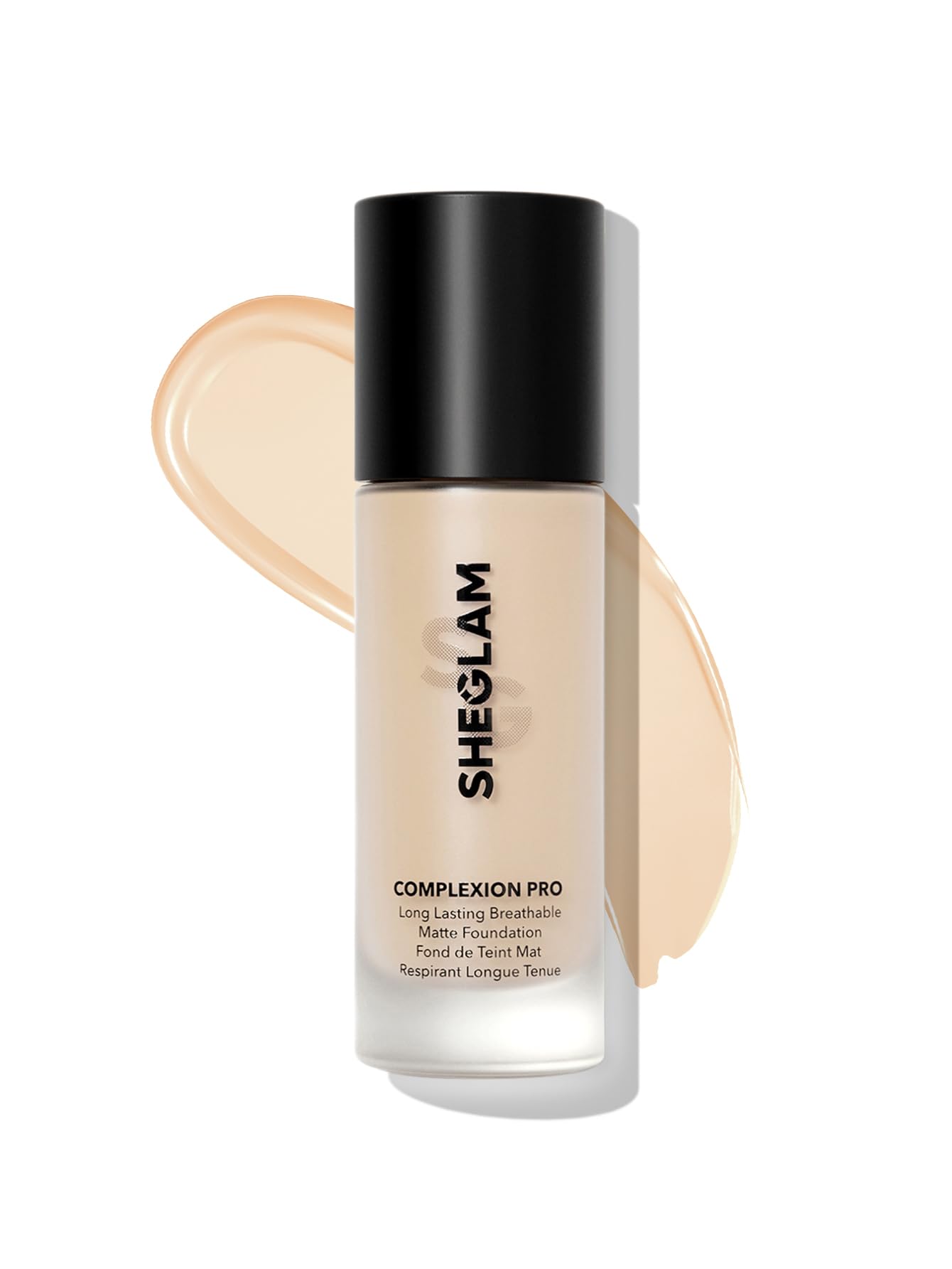 SHEGLAM Full Coverage Foundation Makeup Long Lasting Waterproof Matte Dewy Liquid Foundation - Nude