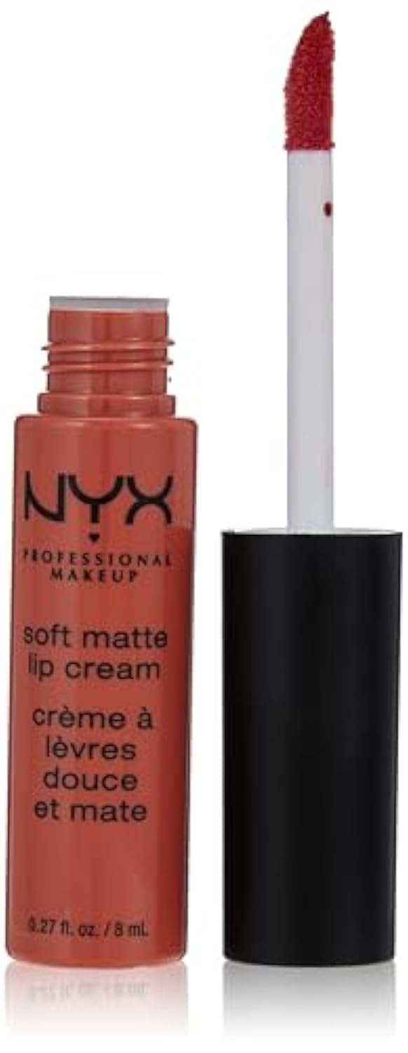 NYX PROFESSIONAL MAKEUP Soft Matte Lip Cream, Lightweight Liquid Lipstick - Abu Dhabi (Deep Rose-Beige)