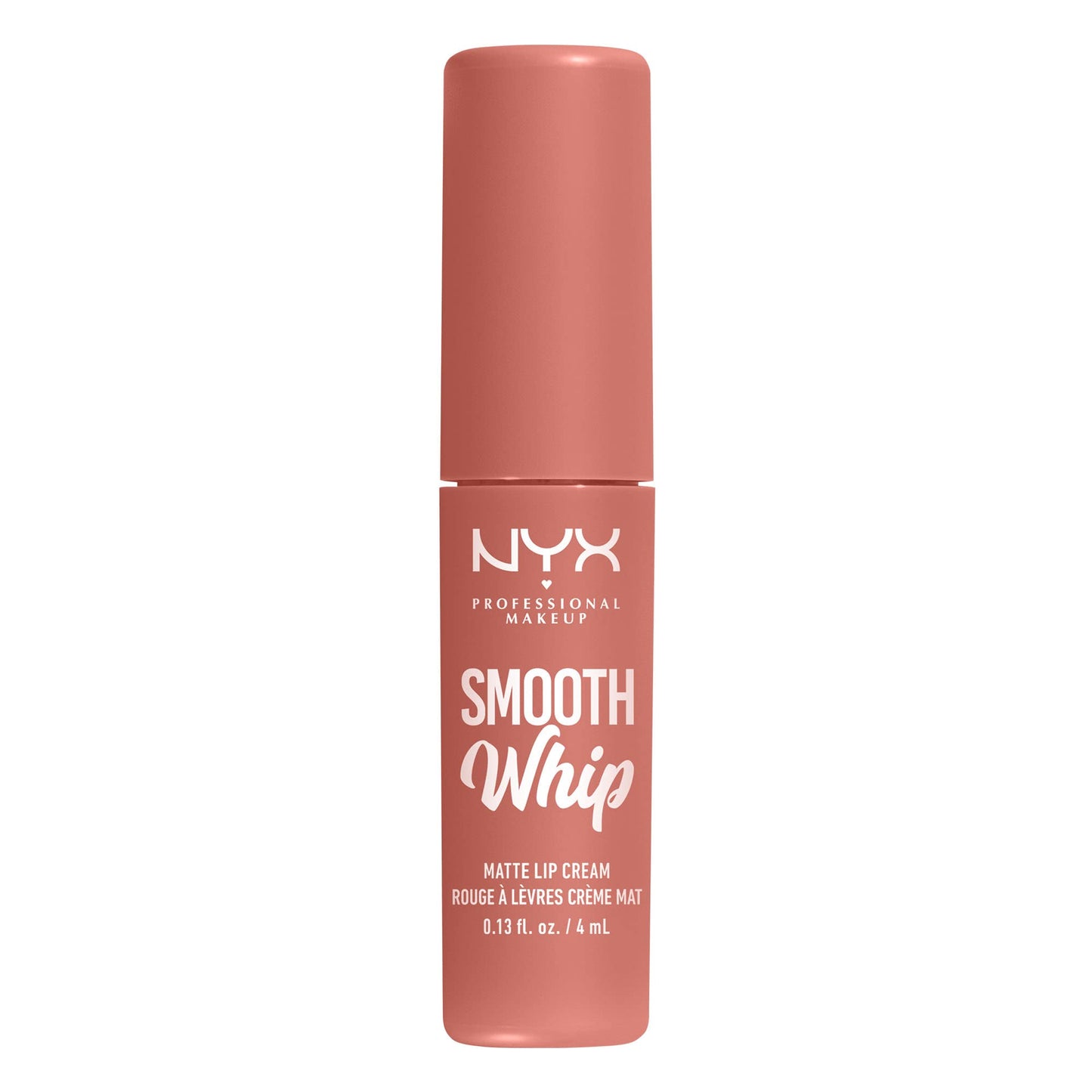 NYX PROFESSIONAL MAKEUP Smooth Whip Matte Lip Cream, Long Lasting, Moisturizing, Vegan Liquid Lipstick - Chocolate Mousse (Deep Red Brown)