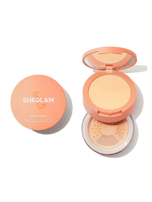 SHEGLAM Insta-Ready Face Powder Loose Under Eye Setting Powder-Bubblegum
