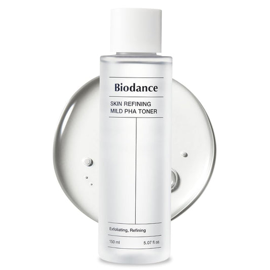 Biodance Skin Refining Mild PHA Toner, Gentle Exfoliating Face Toner for Sensitive Skin with Ceramides & NMF | 5.07 fl.oz,150ml