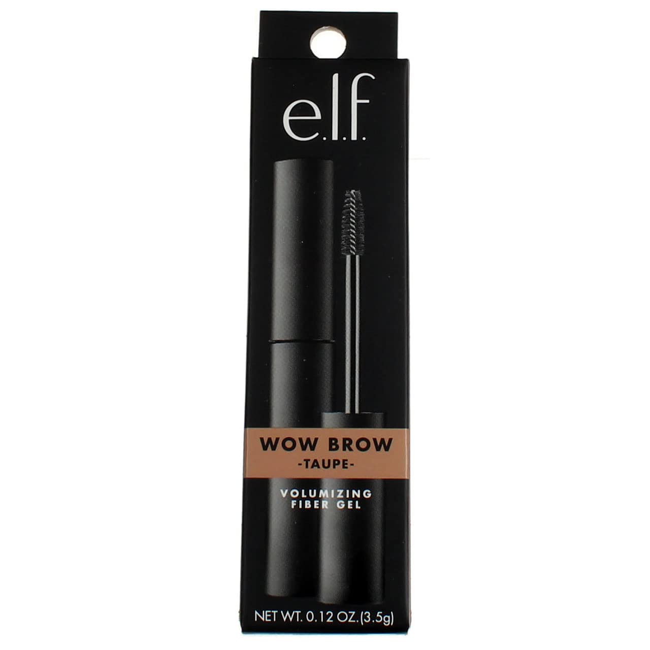 e.l.f., Wow Brow Gel, Volumizing, Buildable, Wax-Gel Hybrid, Creates Full, Voluminous-Looking Brows, Locks Brow Hairs In Place, Neutral Brown, Fiber-Infused, 0.12 Oz