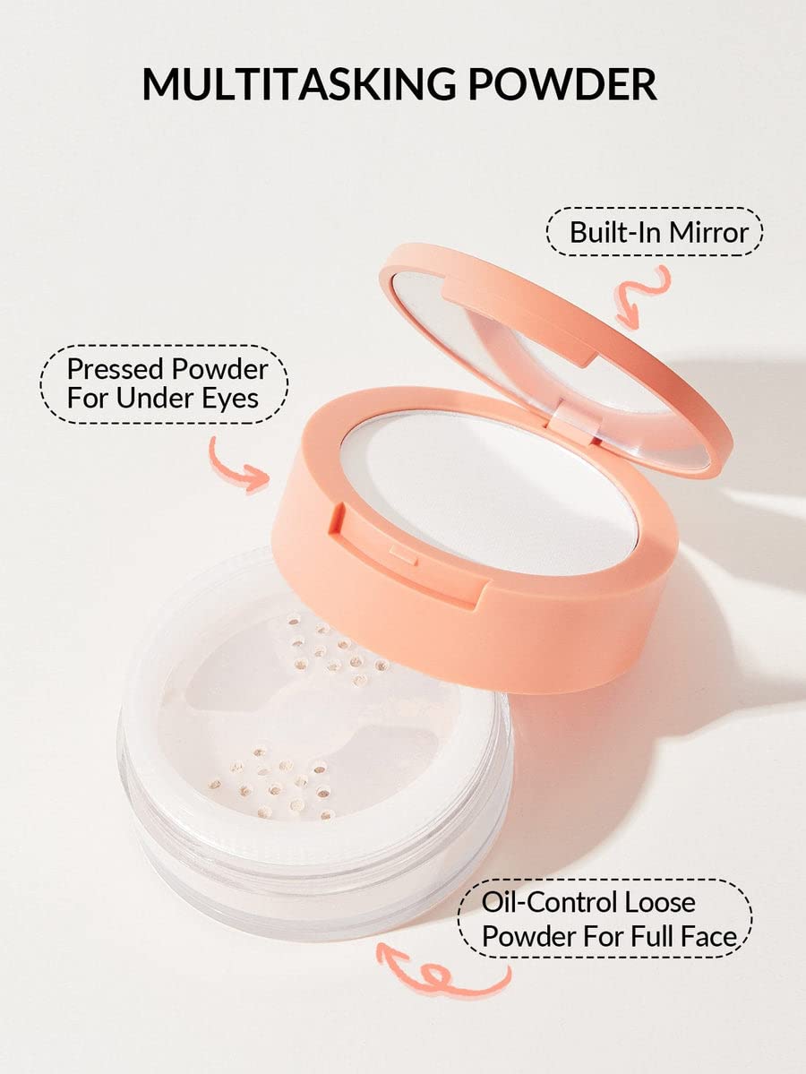 SHEGLAM Insta-Ready Face Powder Loose Under Eye Setting Powder-Bubblegum