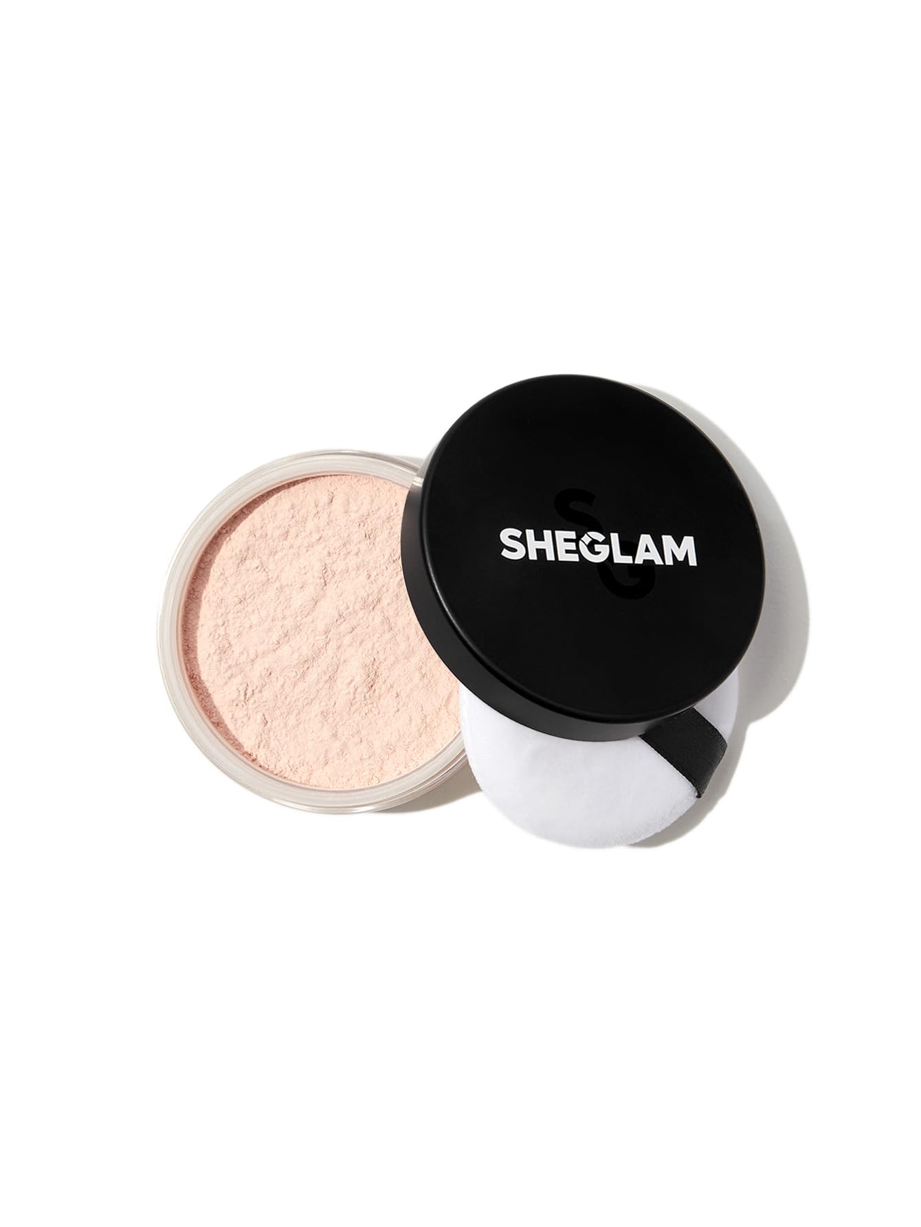 SHEGLAM Baked Glow Setting Powder Oil Control Loose Face Powder Translucent Pore-Less Flawless Smooths Fine Lines Glowy Powder - Translucent