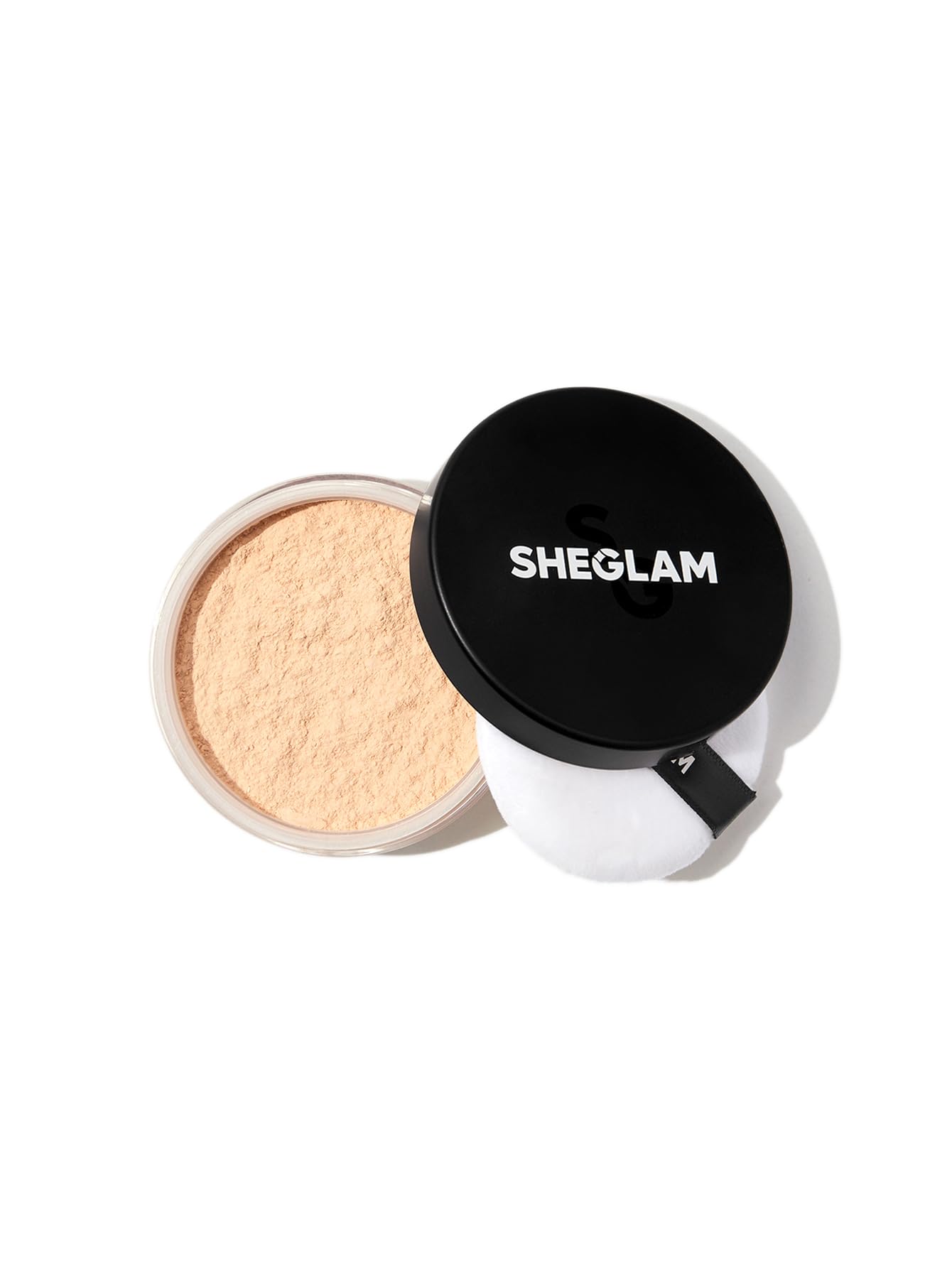 SHEGLAM Baked Glow Setting Powder Oil Control Loose Face Powder Translucent Pore-Less Flawless Smooths Fine Lines Glowy Powder - Translucent
