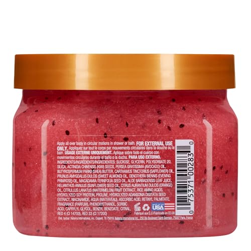 Tree Hut Shea Sugar Scrub - Watermelon - 18 oz - Exfoliating Body Scrub for Smooth, Glowing Skin - Made with Real Sugar and Shea Butter